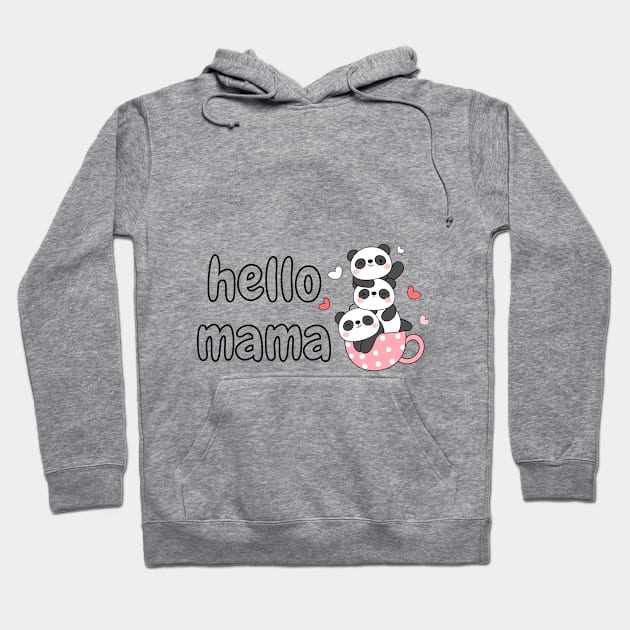 Babies Panda Hoodie by brand.re